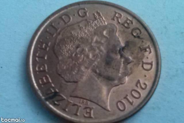 moneda 1 penny 2010- Anglia