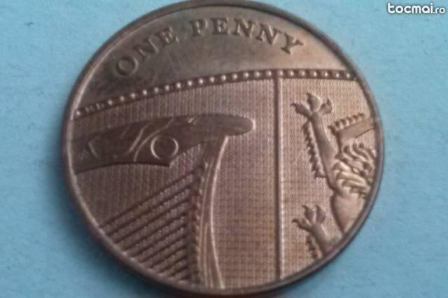 moneda 1 penny 2010- Anglia