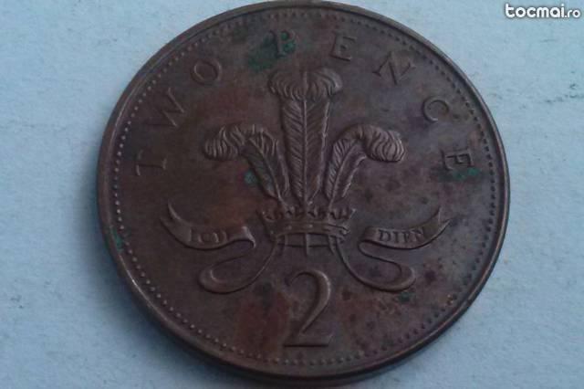 moneda 2 pence 2007- Anglia