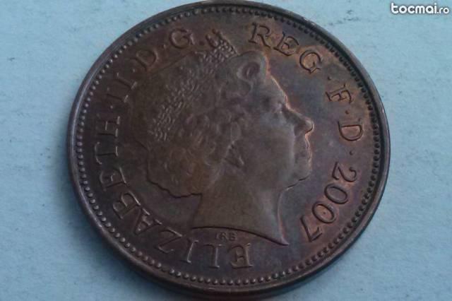 moneda 2 pence 2007- Anglia