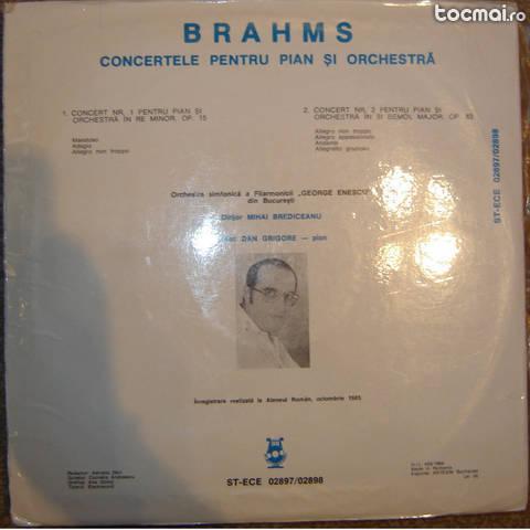 Disc Vinil - Dan Grigore - pian - Brahms - 2LP ! ! !