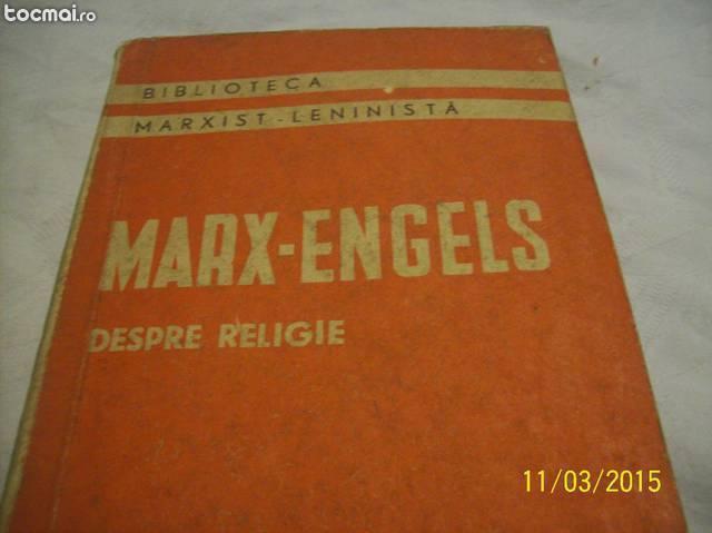 marx- engels- despre religie- editia II- a- 1960