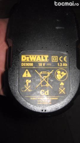 Acumulator Dewalt 18V si 1, 3 Ah