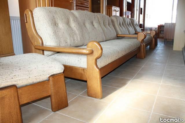 Set canapele 3- 2- 1 lemn masiv