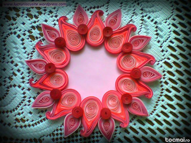 Suport lumanari quilling 4