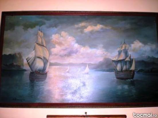tablou Corabii la intrarea in port
