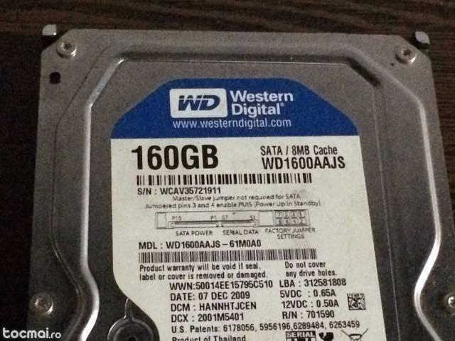 Hard calculator SATA 160GB Western Digital