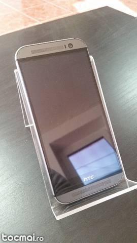 HTC One M8 gun metal grey nota 9, 5/ 10 full accesorizat