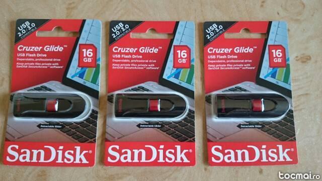 Memory stick SanDisk Cruzer Glide 16Gb cu USB: 3. 0