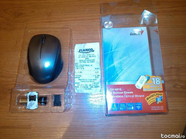 Mouse Genius dx- 6810, 5 butoane, 1 baterie AA sau AAA