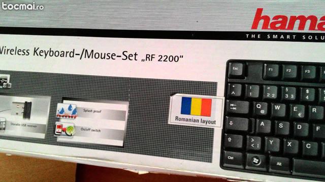 Mouse si tastatura fara fir