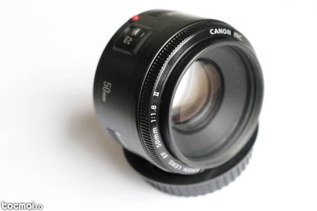 Obiectiv Canon 50 mm EF, EF- S 1: 1. 8 II | Ieftin!|