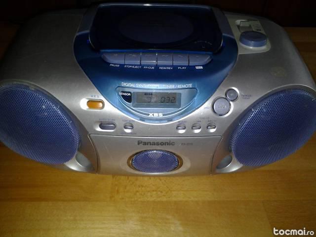 Panasonic radio casetofon cd portabil