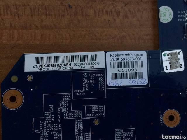 Placa de baza Laptop HP Compaq CQ62 G62 defecta