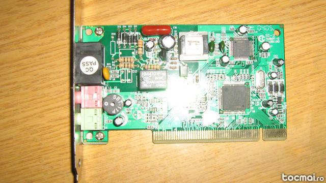 Placa modem, Placa de retea si Placa de sunet