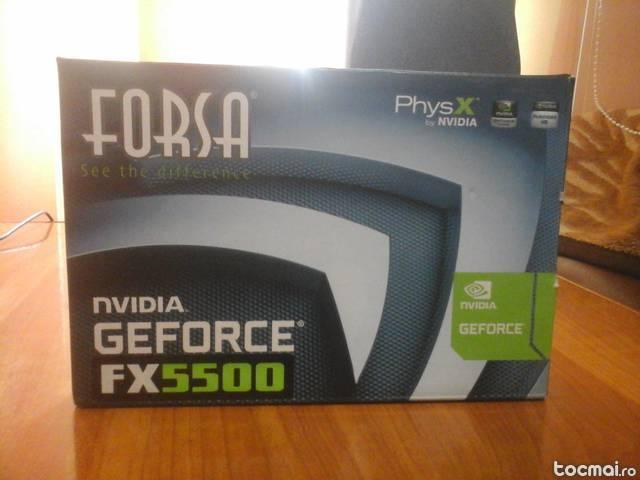 Placa video Forsa GeForce FX5500 256MB DDR 128- bit AGP