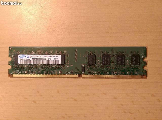 Ram PC DDR2 Samsung 2Gb M378T5663EH3- GF7 6400U 800MHz