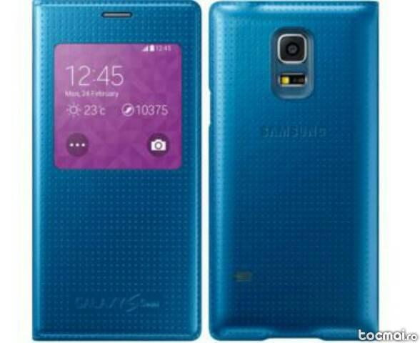 Samsung flip cover s- view blue electric