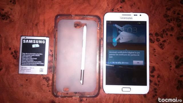 Samsung Galaxy Note N7000 alb, liber de retea