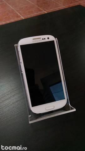 Samsung Galaxy S3 white nota 9/ 10 full accesorizat decodat