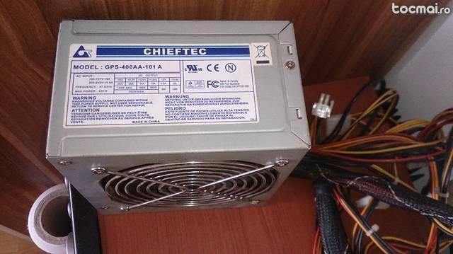 Sursa Chieftec 400w ventilator mare 6 pini pl video 24 pini