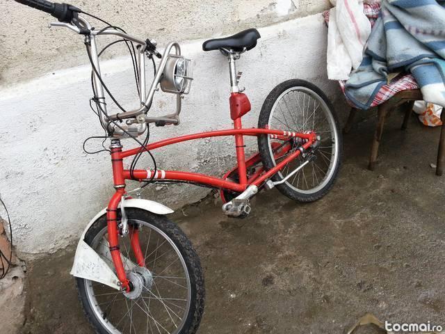 Bicicleta adusa din strainatate cu roti de michelin