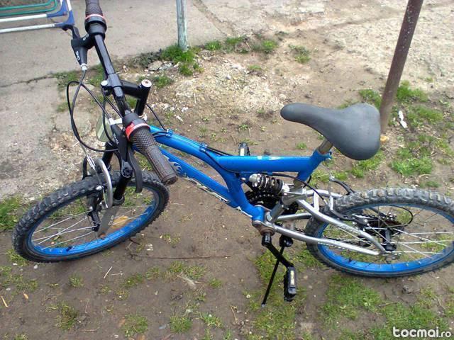 bicicleta pt copii cu suspensie