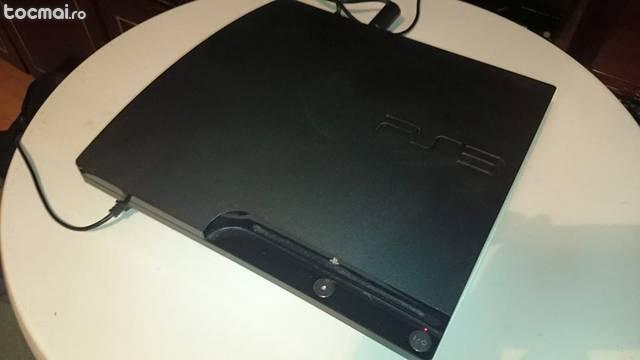 Consola PlayStation 3 Slim 320 Gb + 2 controllere + 5 jocuri