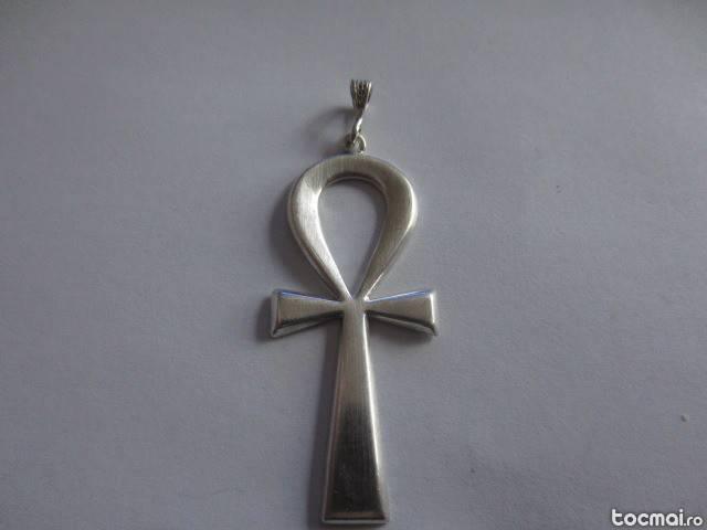 Cruce mare egipteana din argint 9 gr