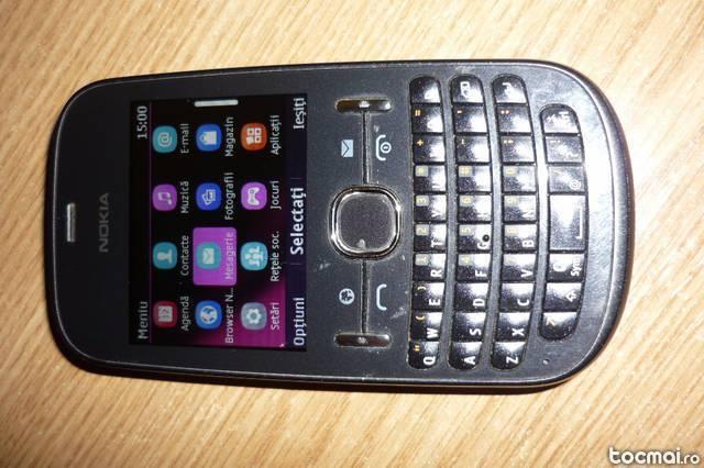 Nokia Asha 201 - codat Vodafone - , cu husa cadou