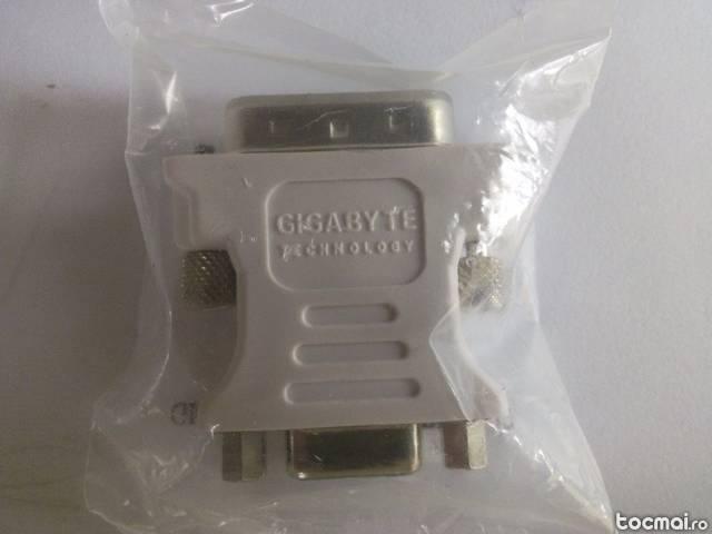 Adaptor DVI la D- sub Gigabyte 12CT2- 1DVI01- 12