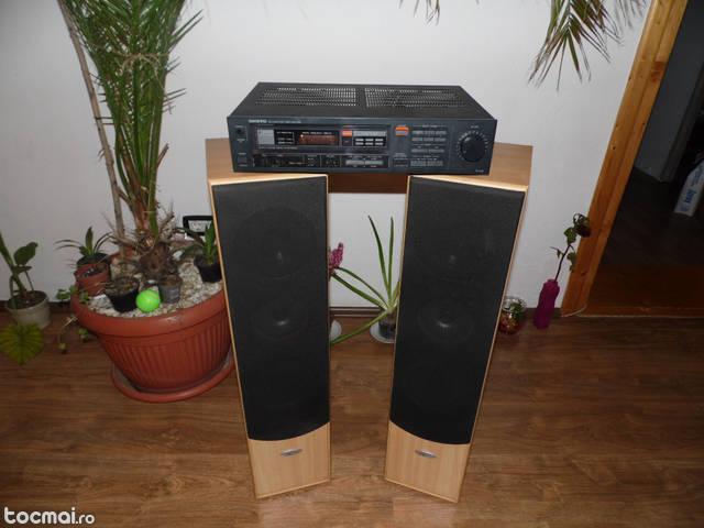 Amplif Onkyo+Boxe coloana 2x250w