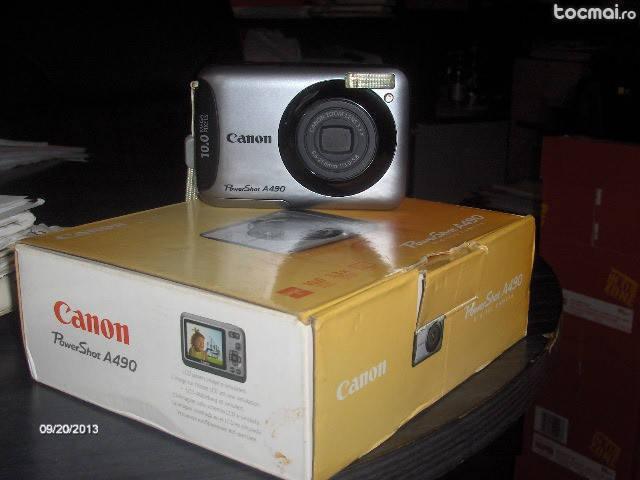 Aparat foto digital Canon PowerShot A490 , cu GARANTIE