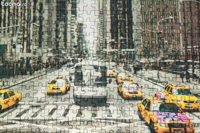 Puzzle New York - efect 3D - inramat