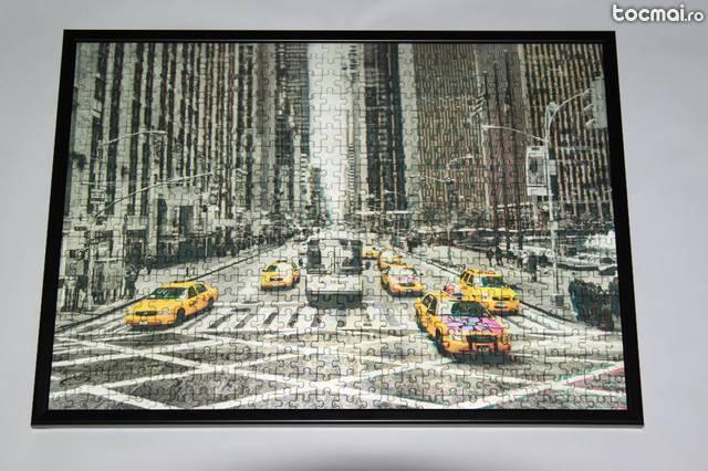 Puzzle New York - efect 3D - inramat