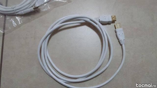 Cablu prelungitor USB BELKIN 2 metri aurit