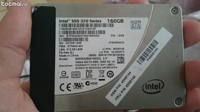 Intel ssd 160 gb sata laptop