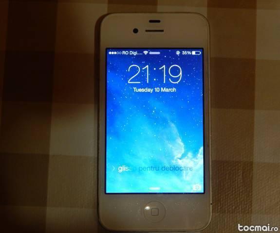 Iphone 4 16gb alb decodat urgent!!