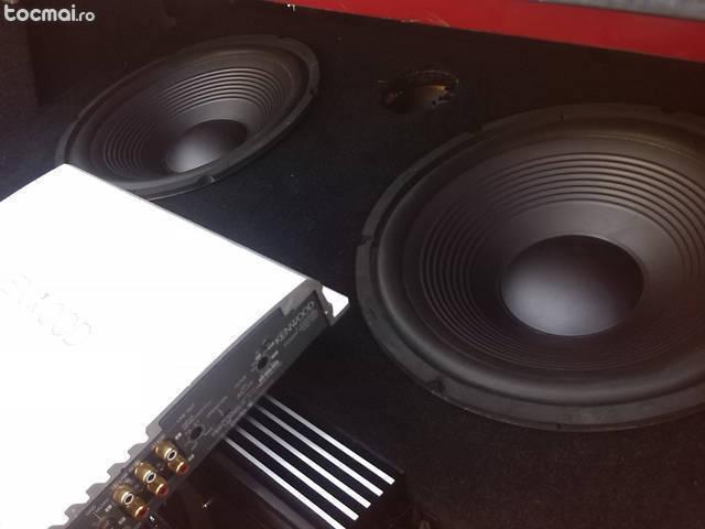 Lada Bass Clarion 2x500w+Amplif Kenwood 1000w