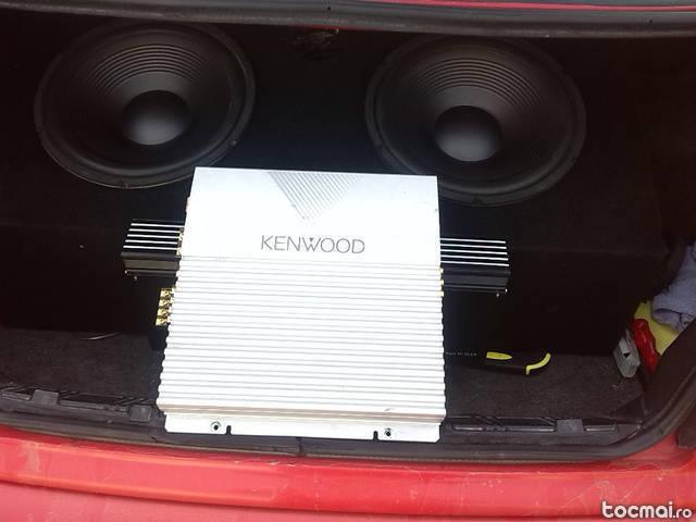 Lada Bass Clarion 2x500w+Amplif Kenwood 1000w