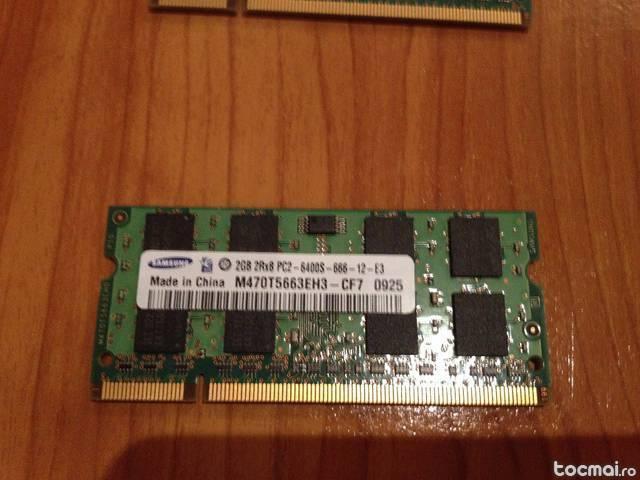 Memorie Ram Laptop 2x2Gb- DDR2