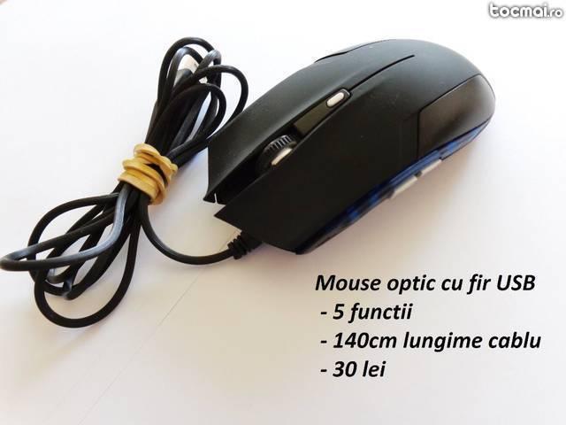Mouse optic Wireless / cu fir Gaming