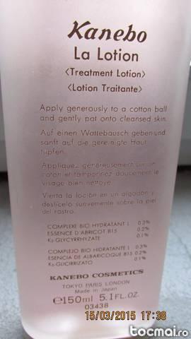 Lotiune demachianta de la kanebo, noua