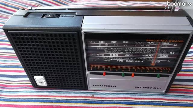 Radio Grundig Hit Boy 310 portabil+Grundig C4200, Germany