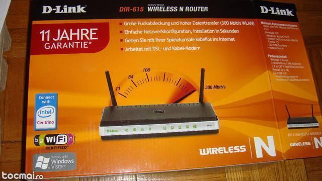 Router wireless D Link 300 Mbs in stare perfecta , ca nou