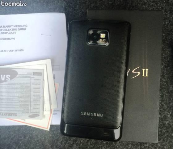 Samsung S2 i9100 negru cutie aproape nou