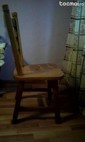 scaun birou lemn masiv