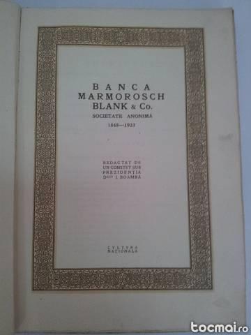 Album jubiliar banca marmorosch, blank co. 1848- 1923