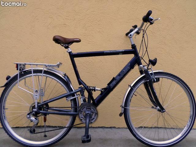 Bicicleta BerGamont Trekking, Cadru Aluminiu, Roti 28