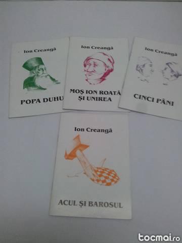 Lot 5 carti povesti ion creanga, 2000